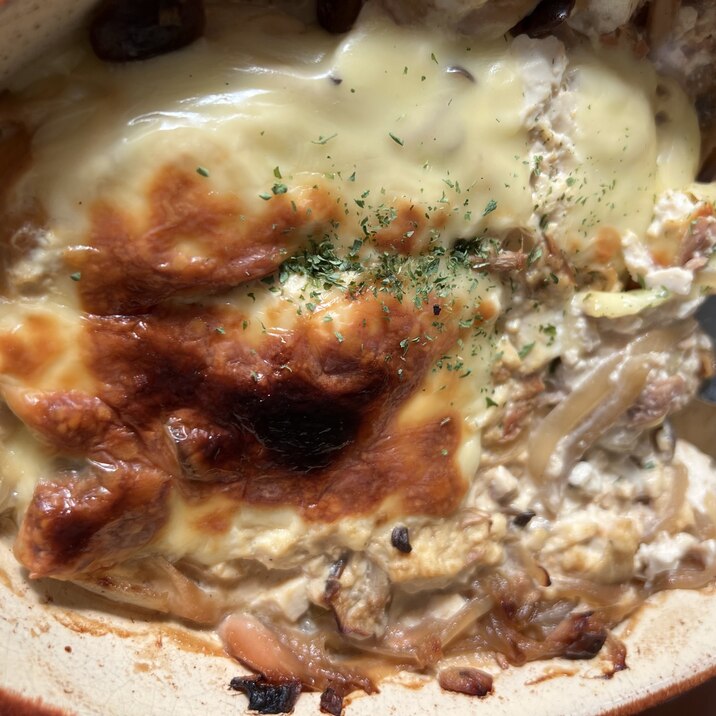 余ったお豆腐をリメイク!グラタン